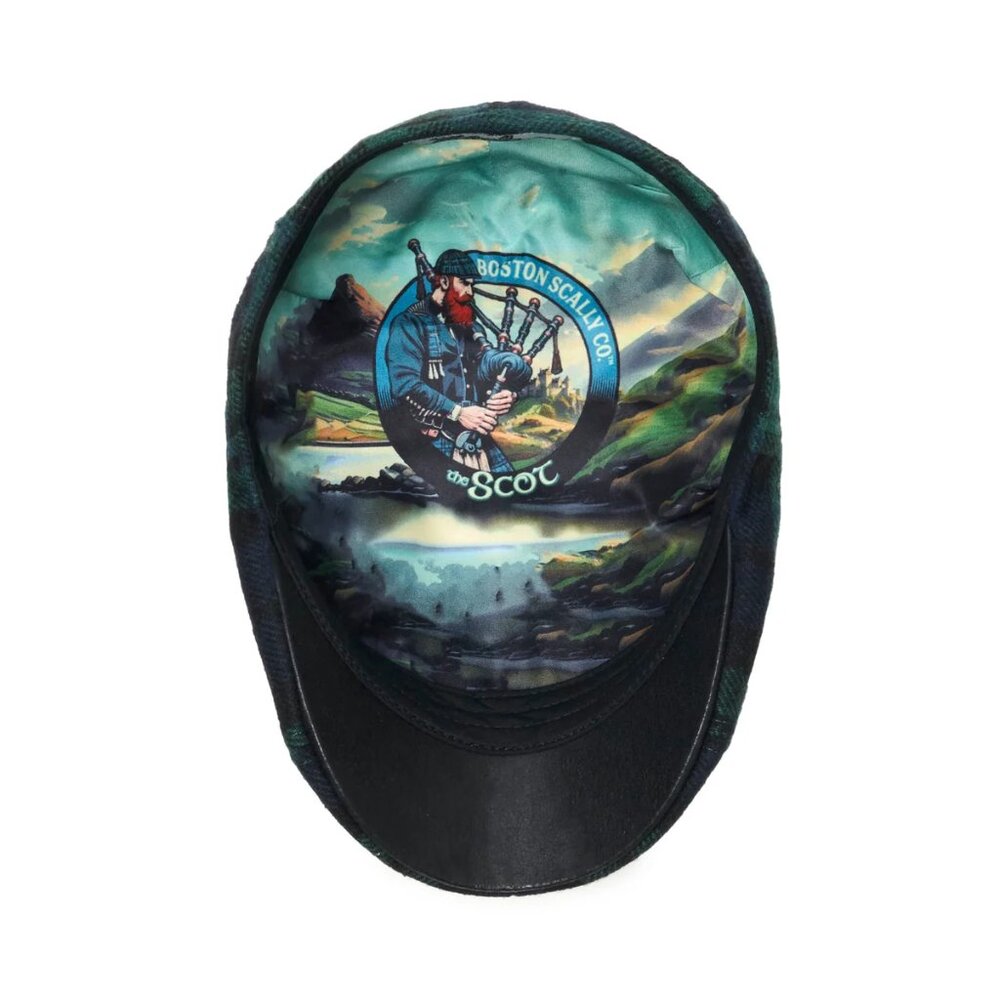 Boston Scally THE SCOT Plaid 8- Panel Cap - 2XL With Dustbag - Picture 10 of 16